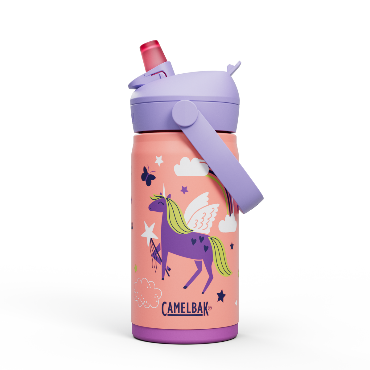 Thrive™ Flip Straw Kids 12oz Bottle, Insulated Stainless Steel