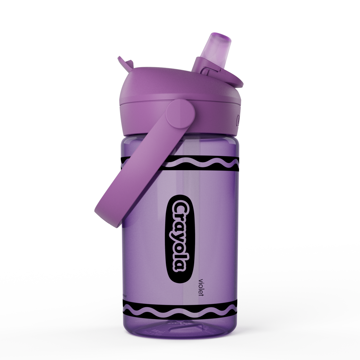 Crayola 14oz Flip Straw Bottle