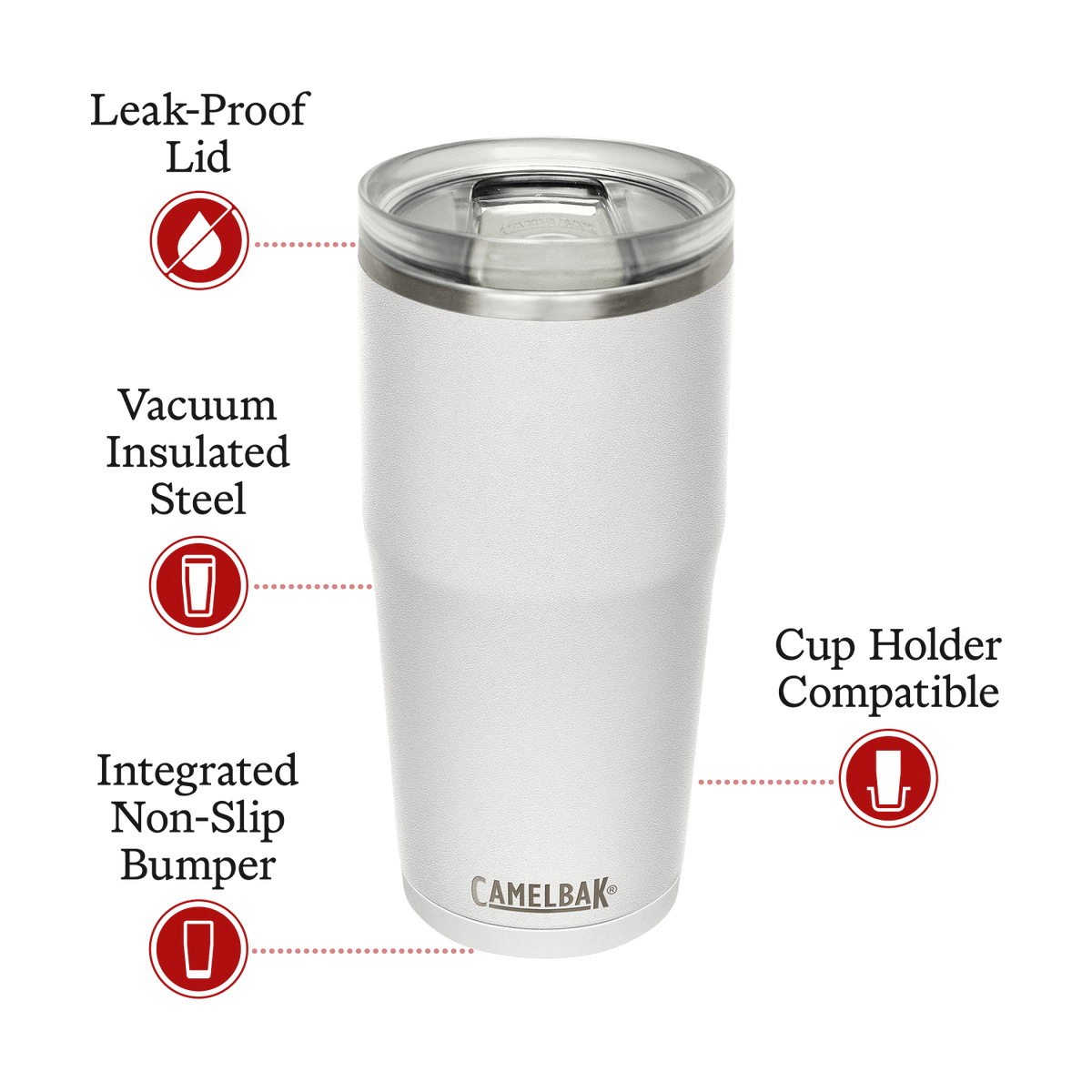 Thrive Tumbler VSS 30oz, White